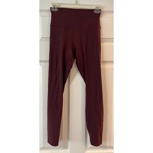 Lululemon Align pants in color cassis